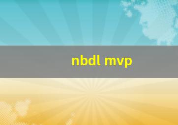 nbdl mvp